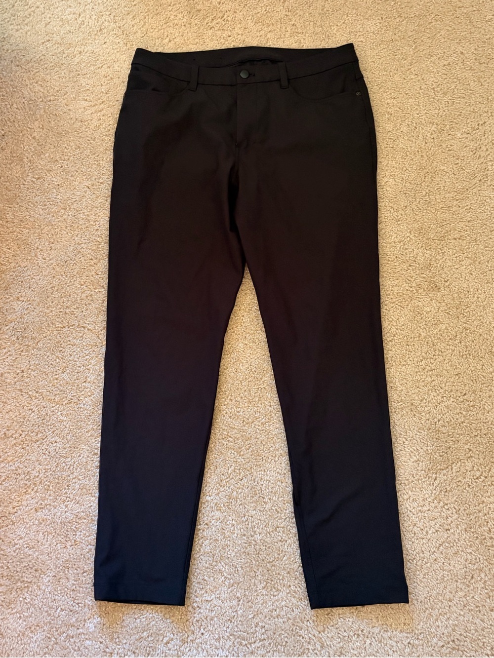 Lululemon Men's Black Slim Fit Pants